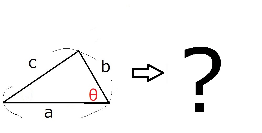 余弦定理の図①